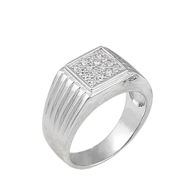 

Silver 925 Sterling Zircon Stone Ring
