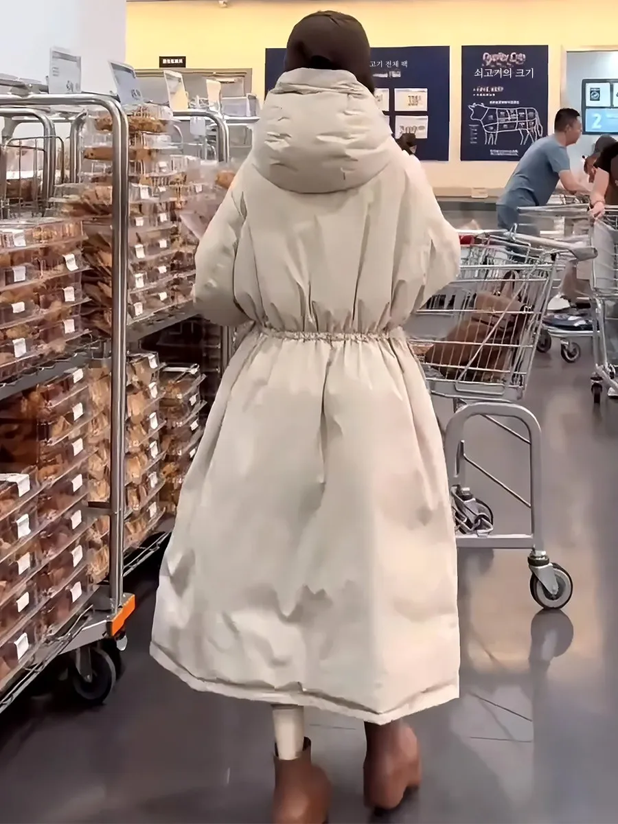 Популярный в Интернете популярный пуховик 2024 новинка зимы 90 белый утиный пух