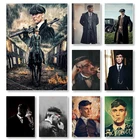 Постер на холсте с изображением Томми Шелби, Томми шлемщика, Томми Шелби, высокий балл, художественный постер на стену для гостиной, домашний декор