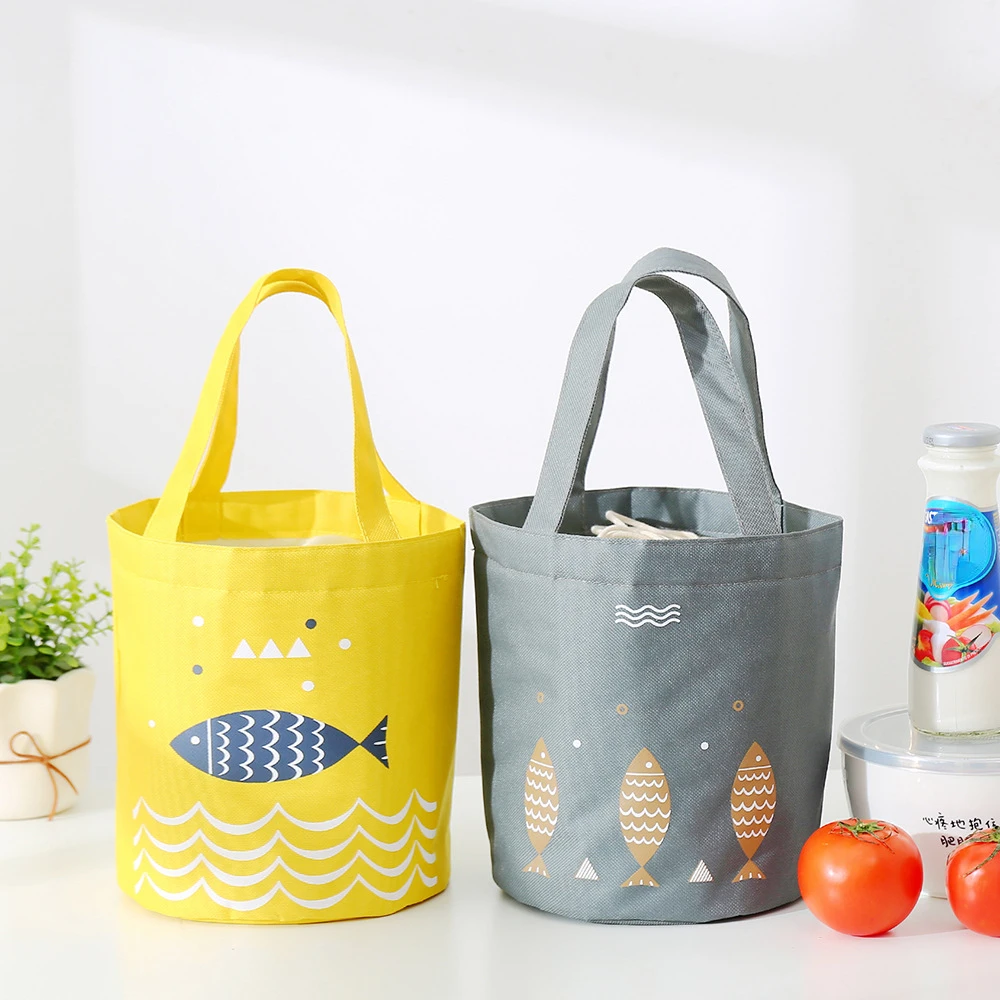 

Portable Waterproof Lunch Bag Insulated Fresh Cooler Bag Thermal Food Picnic Storage Handbags Lunch Bag for Women Girl Children