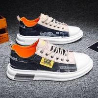 mens shoes spring and autumn new trendy denim student canvas shoes breathable wild sports casual shoes vulcanized shoes men