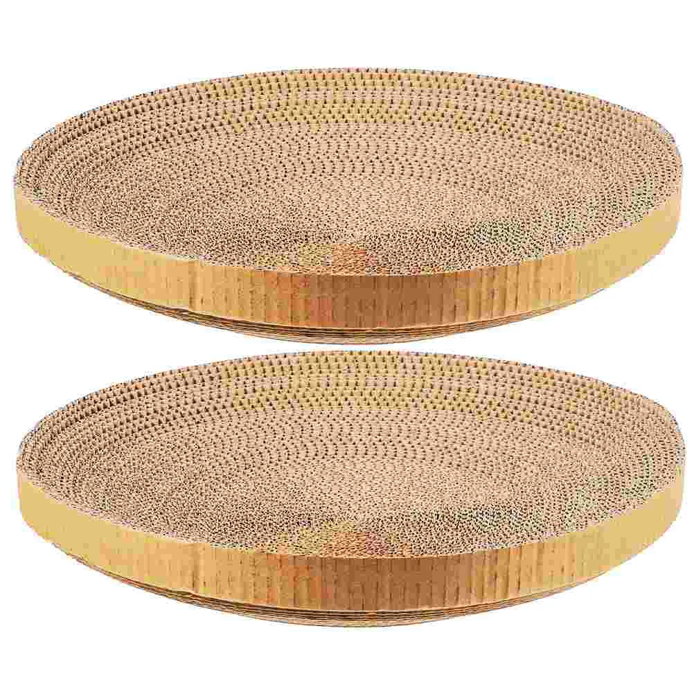 

2pcs Convenient Scratching Board Cat Scratch Replacement Corrugated Cardboard Cat Scratch Pad