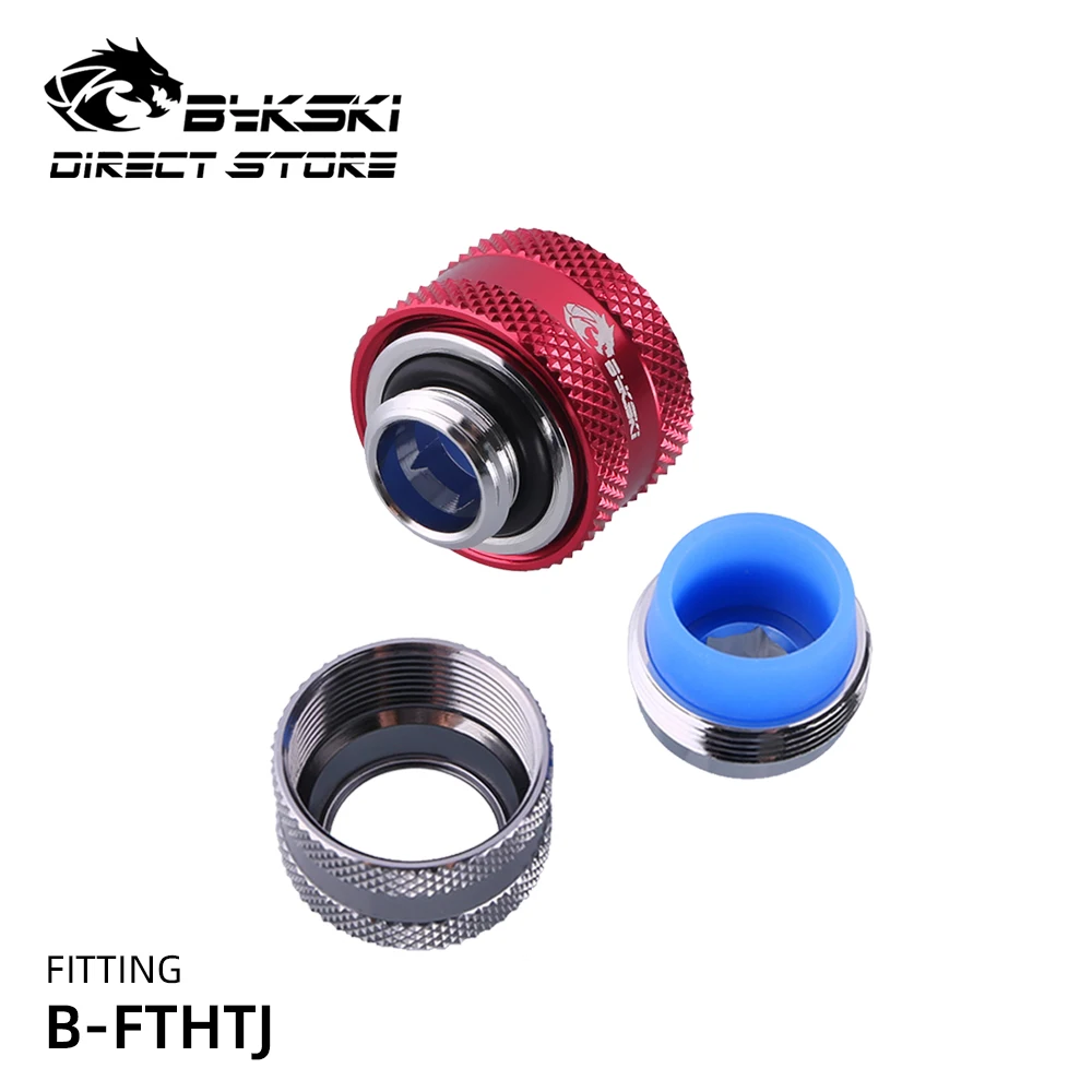 

1Pc Bykski OD12/14/16MM Anti-off Hard Tube Fitting G1/4 Hand Compression For Acylic/PETG/PMMA Tube Water Cooler MOD B-FTHTJ