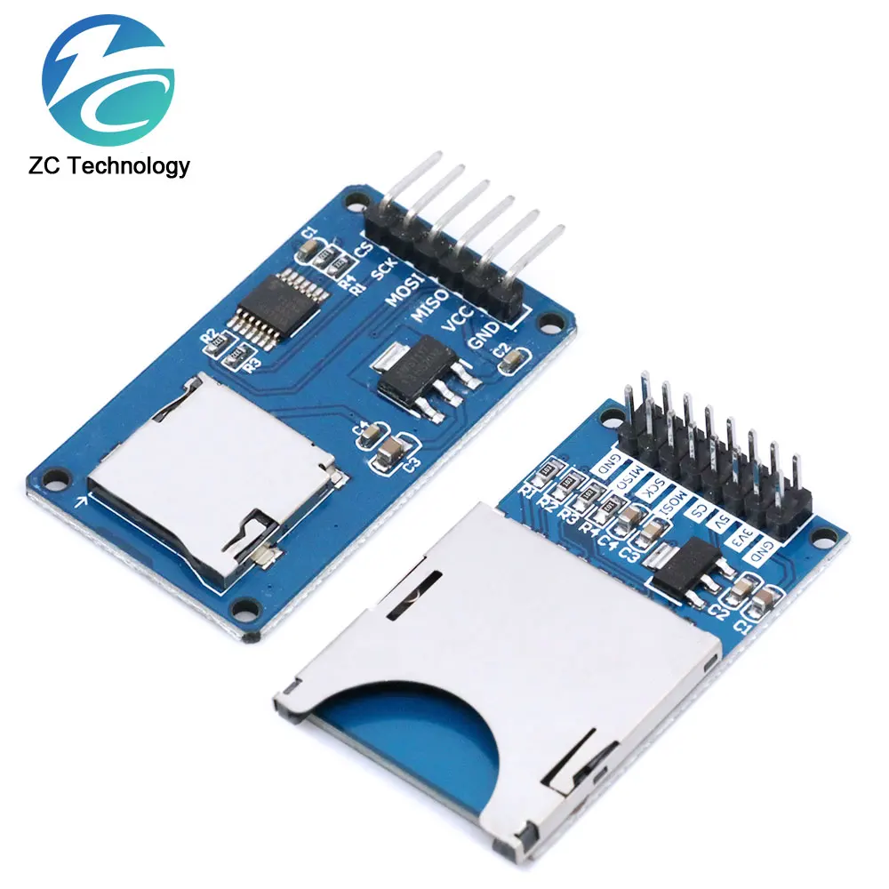 Плата расширения памяти Micro SD карта TF Стандартная плата SPI для Arduino рекламный