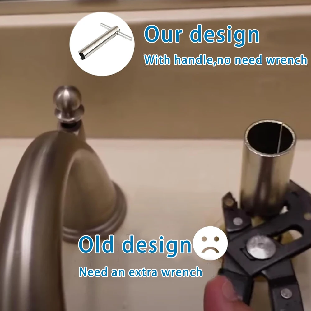 Инструмент для удаления картриджа с ручкой Moen 14272 съемник 1224 1234 1248 серебристый