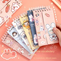 mini cute portable word coil pocket notepad thickened 80 pages notebook