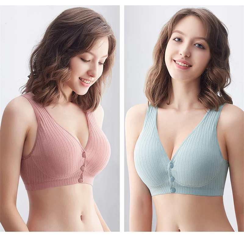 

Бюстгальтер для грудного вскармливания и беременных из дышащего хлопка