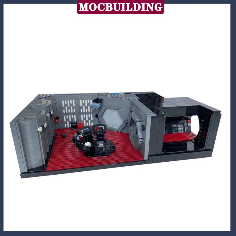 MOC Star Movie Коридор Конференц-зал Серия Модель Строительный блок Сборка Контейнер