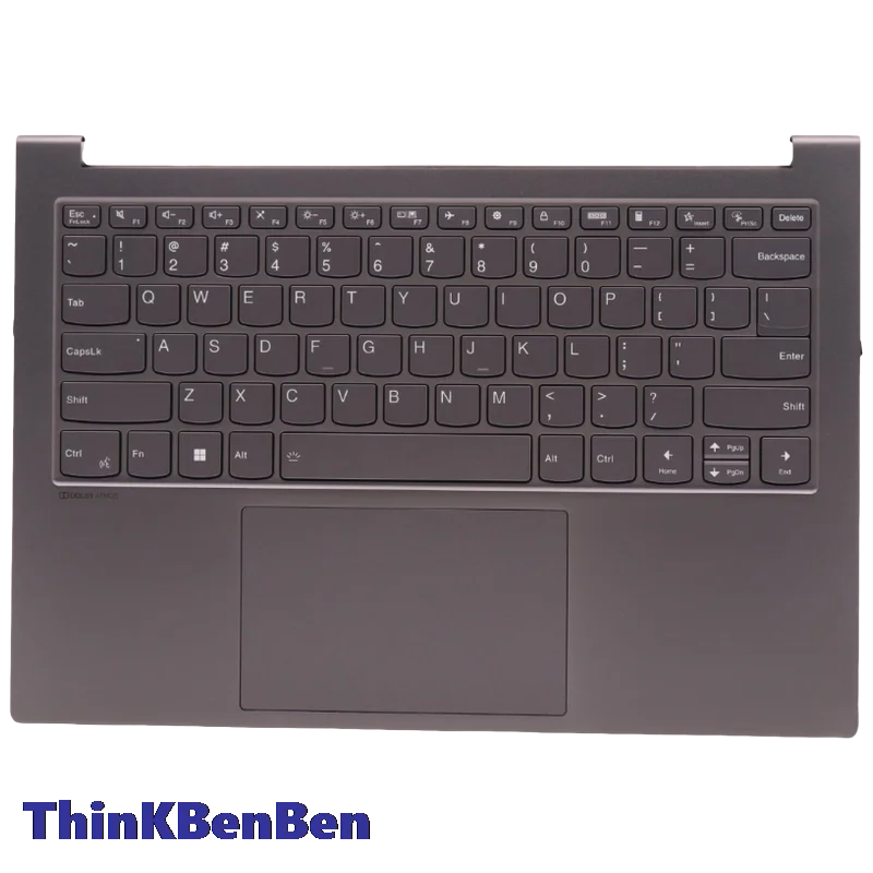 Верхний чехол для клавиатуры на английском языке США упора рук Lenovo Ideapad Yoga Slim 7 Pro 14