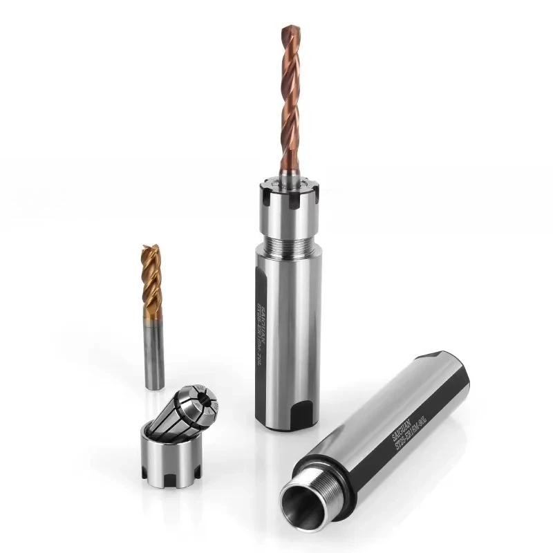 Фото SL16 SL19.5 SL20 SL22 SL25 SL25.4 ER11 ER16 ER20 Удлинительный стержень для держателя инструмента, высококачественный зажимной патрон с удлинительным стержнем. №4