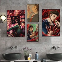 anime parasyte the maxim anime posters vintage room home bar cafe decor posters wall stickers