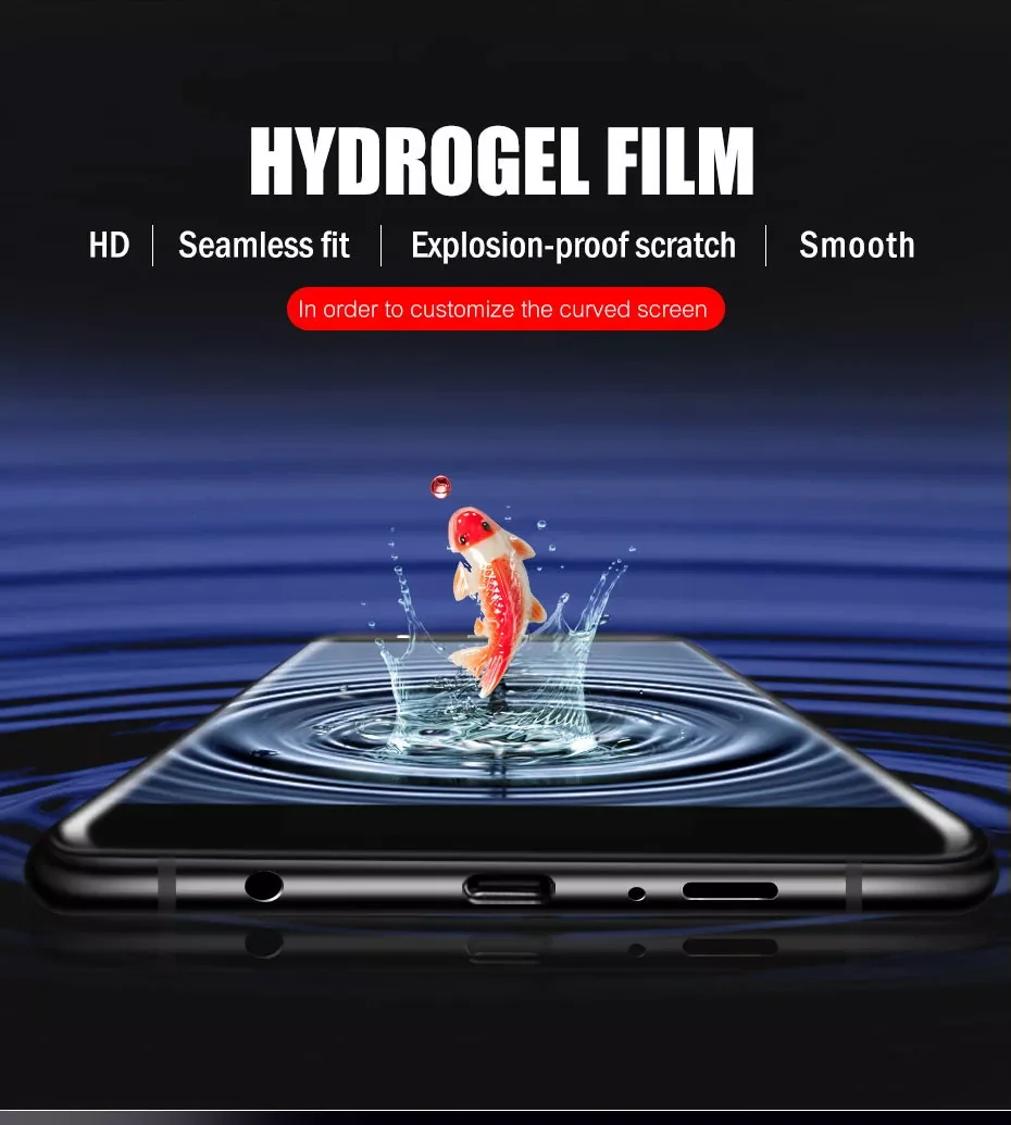HD Hydrogel Film for Samsung Galaxy A5 2017 A3 2016 Hard Screen Full Cover for Samsung A7 2018 Toughed on Galaxy A530 A730