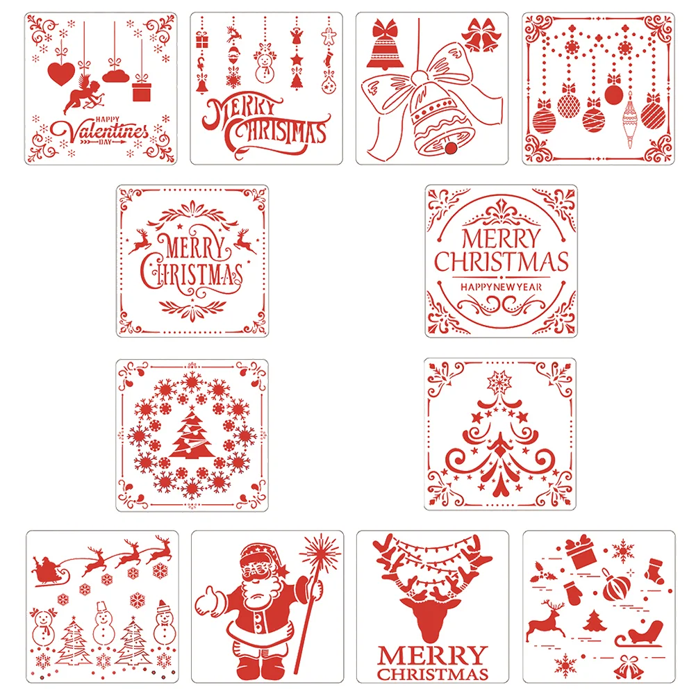

Stencils Painting Drawing Christmas Stencil Wall Templatesainting Hollow Templatekids Tree