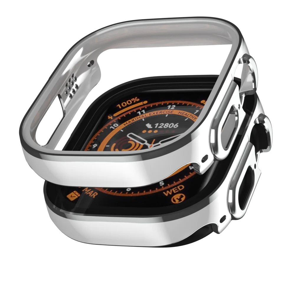 Screen Protector Case for Apple Watch Ultra 49mm Strap Frame Bumper 45MM For Iwatch Series 8 7 6 5 4 44MM Glass Film Accessories