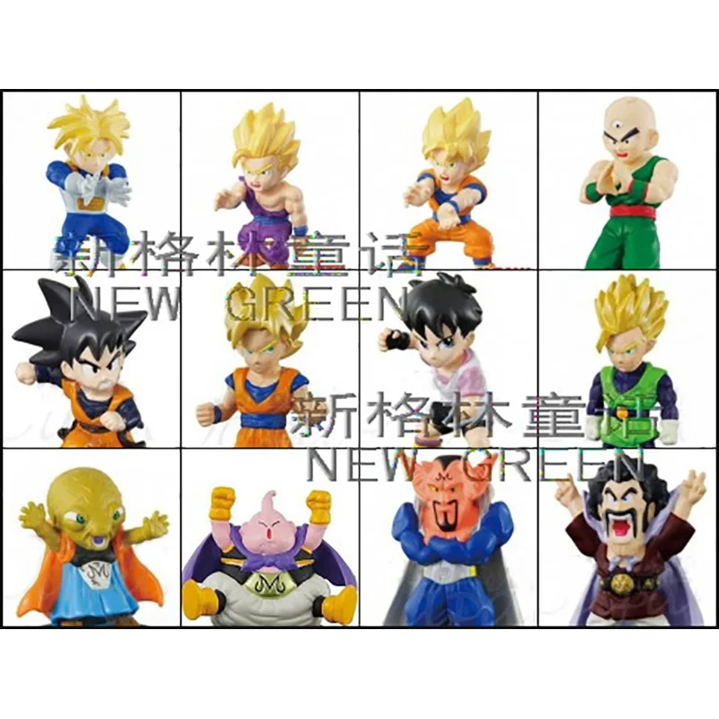 

Genuine Dragon Ball Action Figure Q Version Son Goku Vegetajv Cell Kuririn Ex Candytoy Out of Print Model Toy