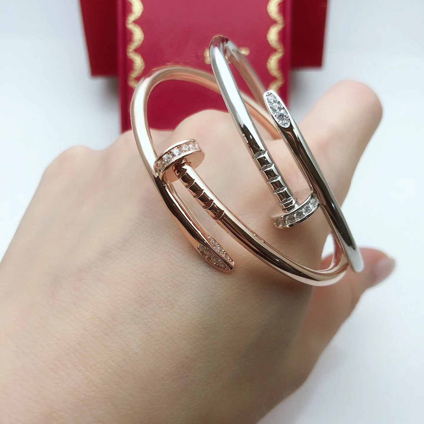 

European And American High-Quality Nail Shaped Bracelet Jewelry For Woman Trend