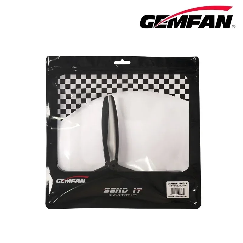 2 пары (2CW + 2CCW) Gemfan Cinelifter 1045-3 10X4 5X3 3-лопастной пропеллер из стекловолокна и нейлона