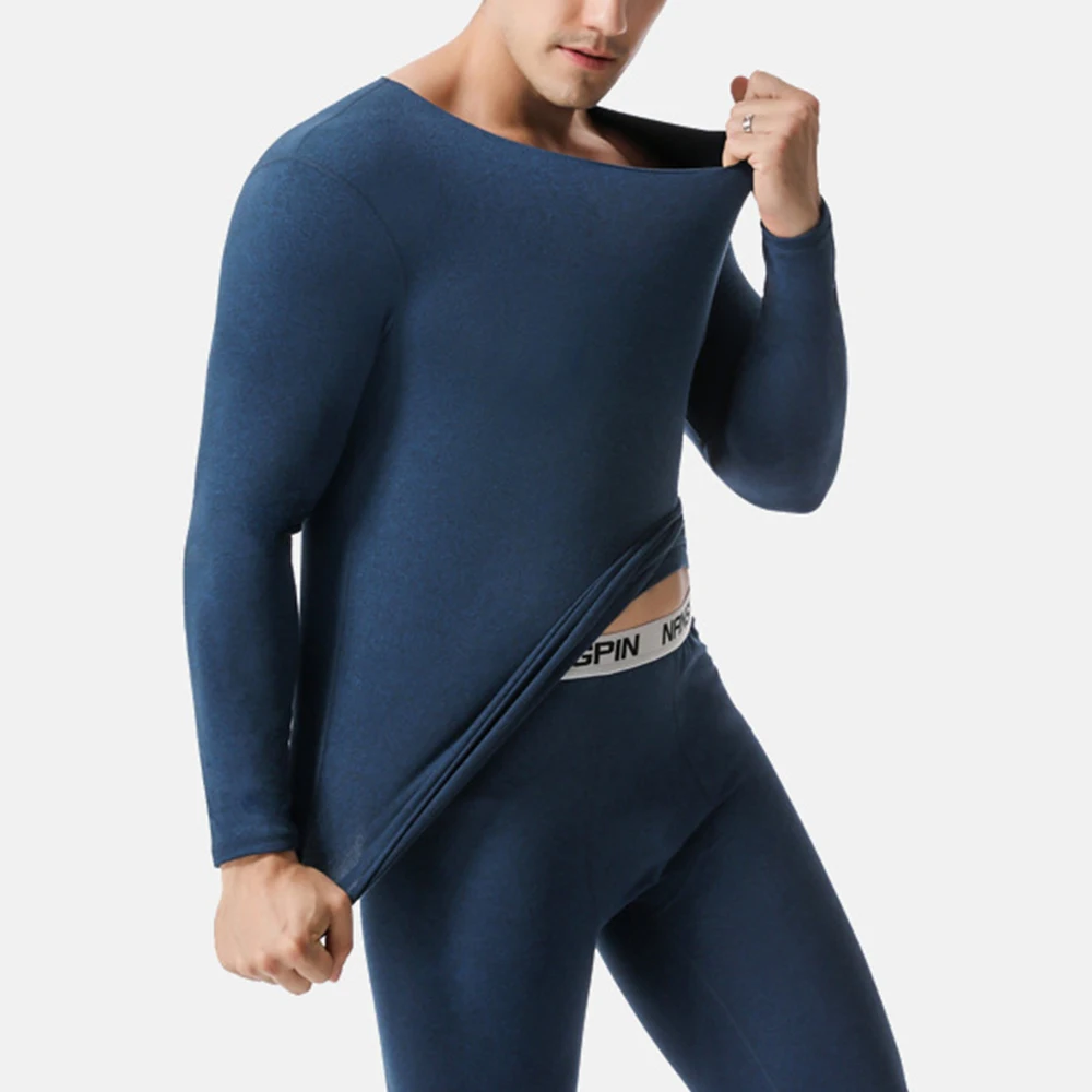 

Underwear Men Bottoms Warm Winter Breathable Leggings Long Pants Long Sleeves Men Stretch Suits Thermal Underwear