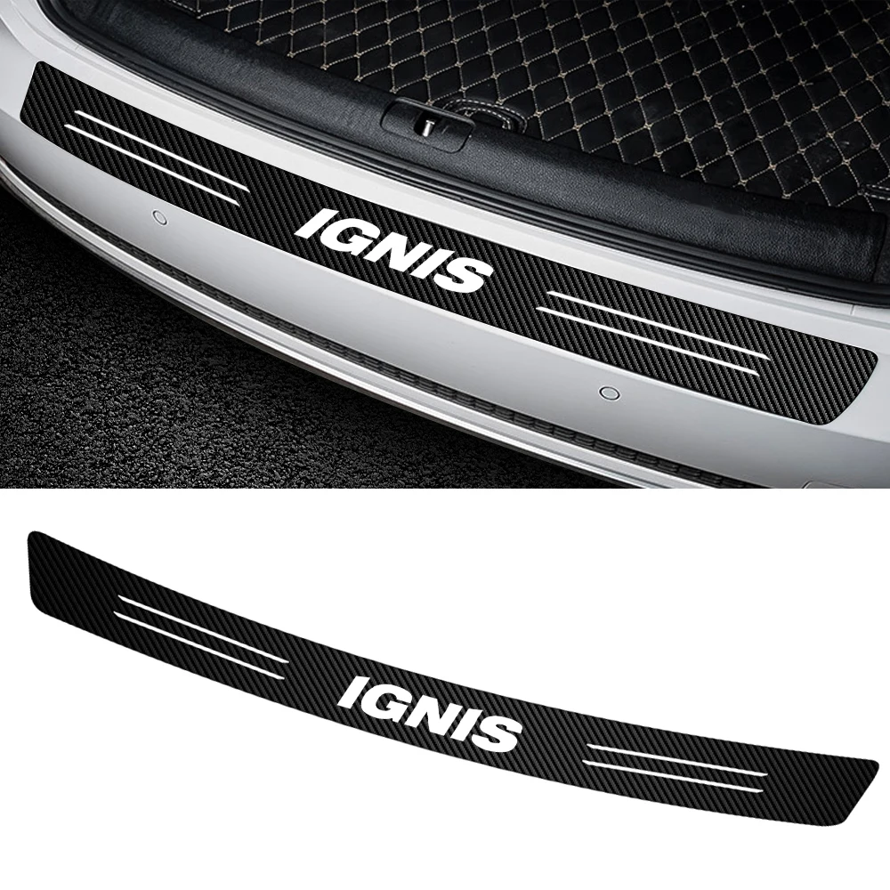 

Защитные наклейки из углеродного волокна для заднего бампера автомобиля Suzuki Swift Jimny Grand Vitara SX4 Ignis Alto