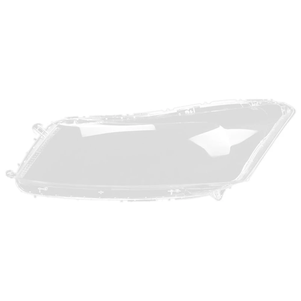 

Car Left Headlight Shell Lamp Shade Transparent Lens Cover Headlight Cover for Honda Accord 2008-2013