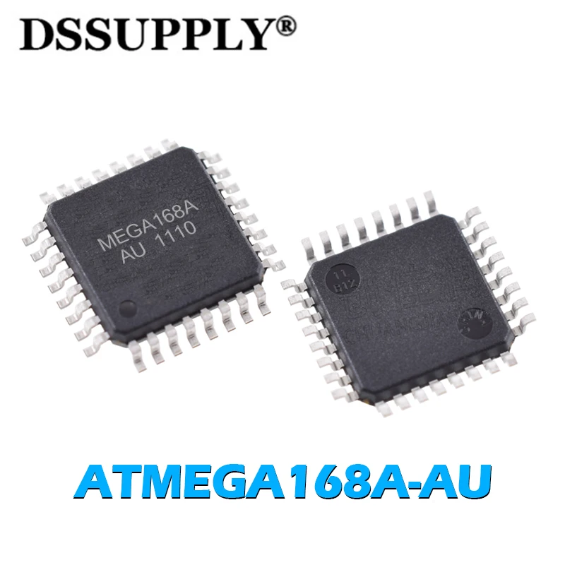 

5PCS New Original MEGA168A ATMEGA168A-AU TQFP-32 MCU ATMEGA168A-AUR Microcontroller Memory Chip Electronic Components