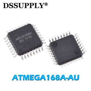 5PCS New Original MEGA168A ATMEGA168A-AU TQFP-32 MCU ATMEGA168A-AUR Microcontroller Memory Chip Electronic Components