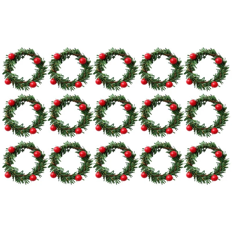 

Женское Рождественское украшение, кольцо для салфеток в виде красных фруктов, гостиничное домашнее кольцо для салфеток, рождественское кол...