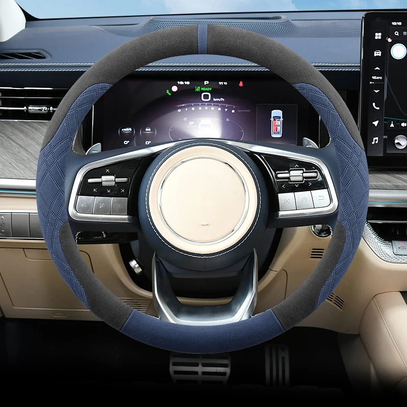 Подходит для Tank 500 700, замшевый защитный чехол на руль автомобиля, прикрепленный напрямую к рулевому колесу