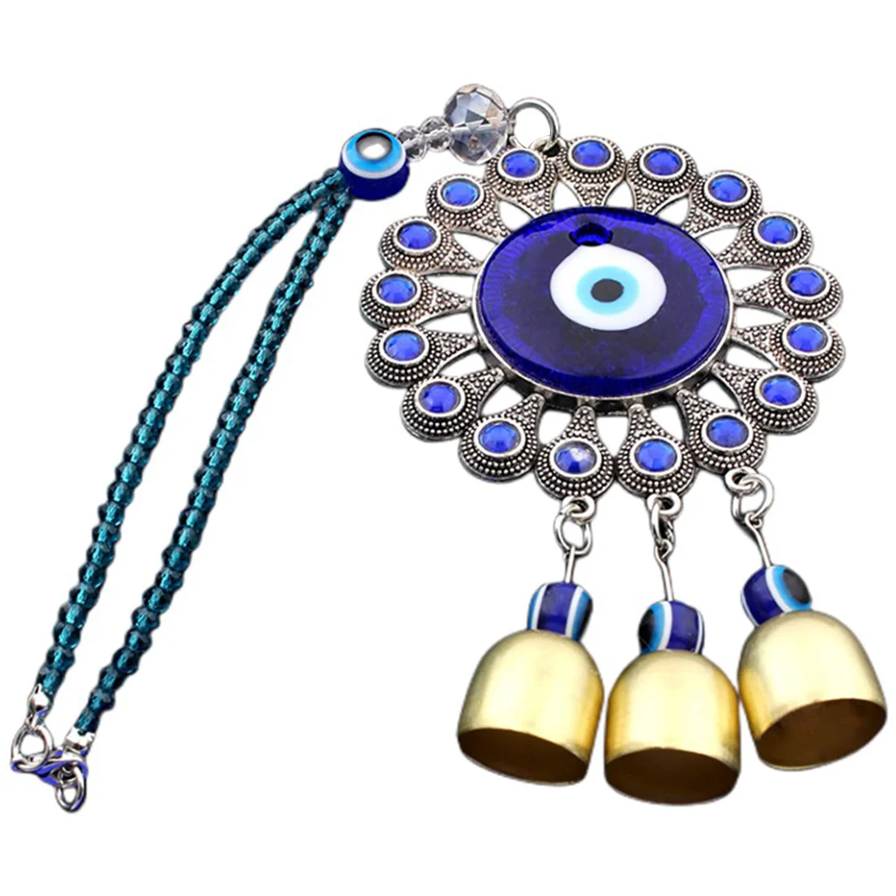 

Bell Ornaments Cars Ornament Evil Eye Car Hanging Decor Home Car Hanging Evil Eye Decor Diamond Evil Eye Protection Ornament