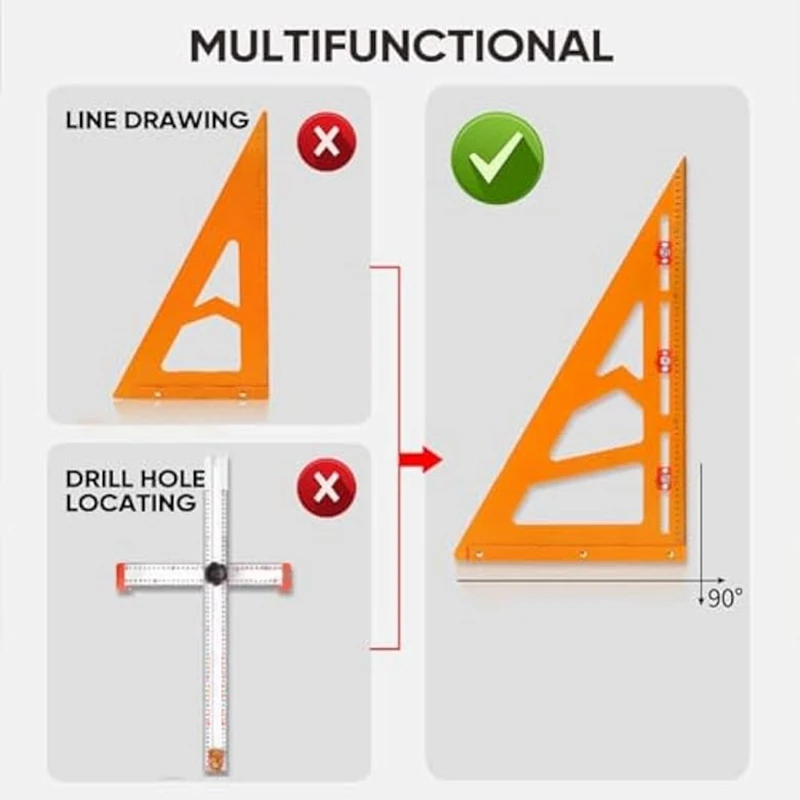 Квадратный инструмент Rafter треугольная линейка квадратный транспортир из