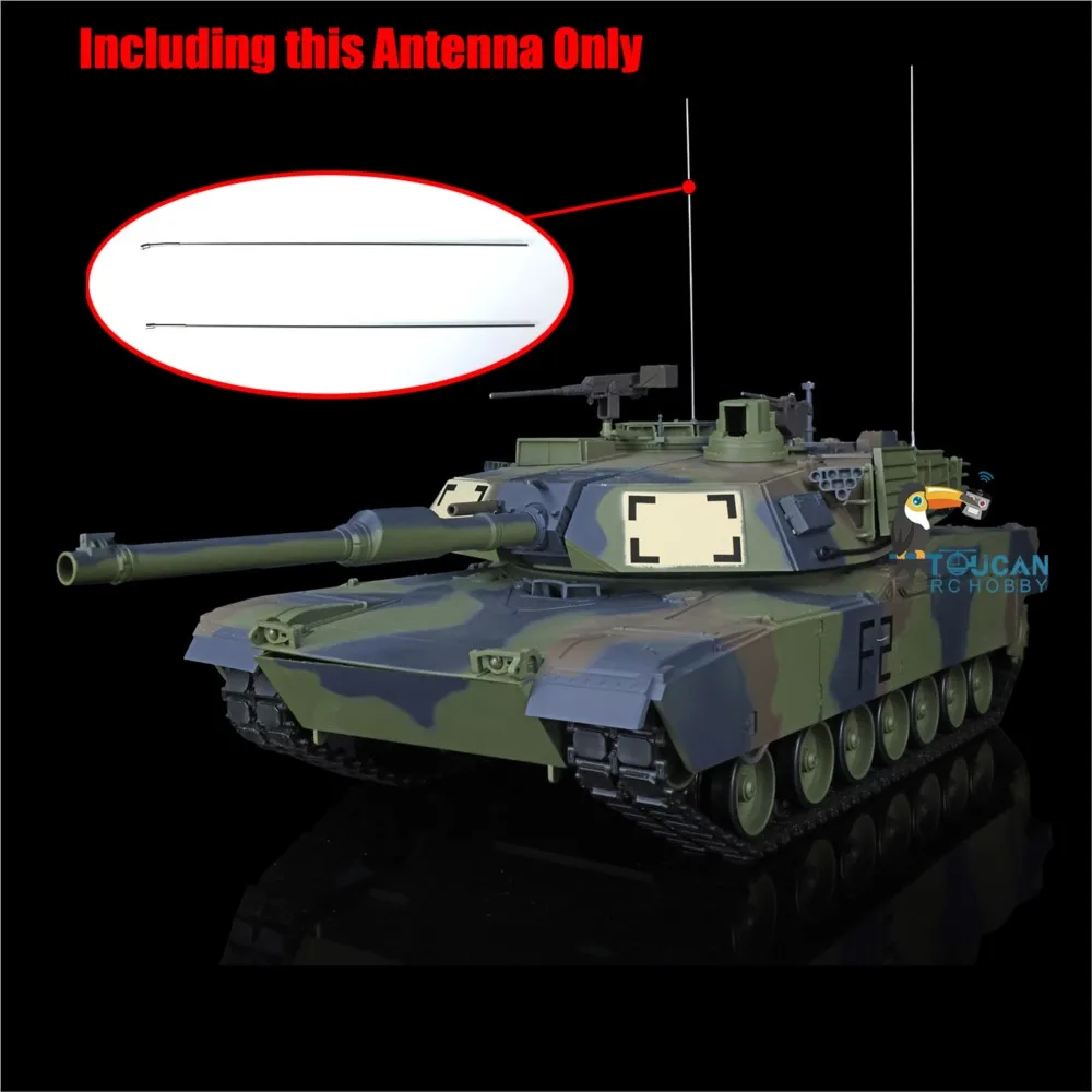 Фото Антенна Heng Long (общие запчасти) для радиоуправляемых танков 1/16: Tiger I, USA M4A3 Sherman, King Tiger TH20561-SMT1 №4