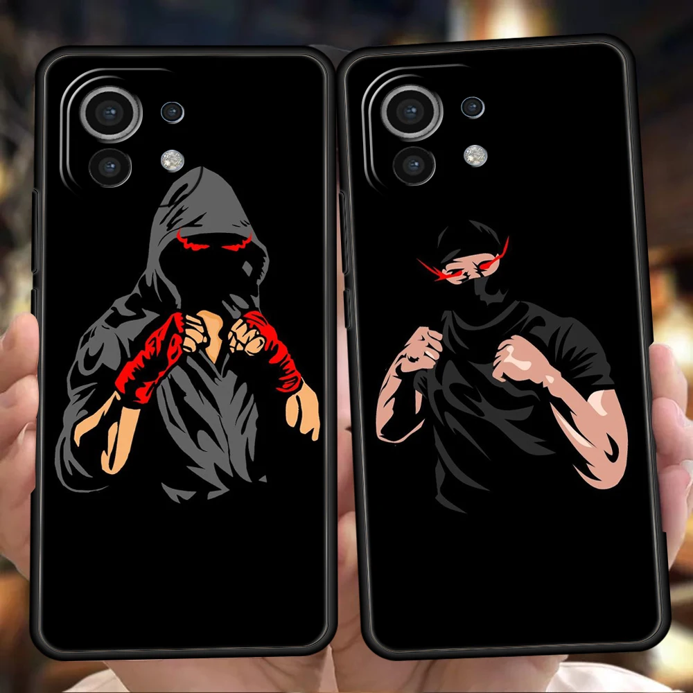 

Martial Arts Boy Phone Case Cover for Xiaomi Redmi Poco F4 F5 M4 M3 X3 X4 X5 NFC Pro Mi 11 Ultra 12T 12 Pro TPU Soft Shell Capas