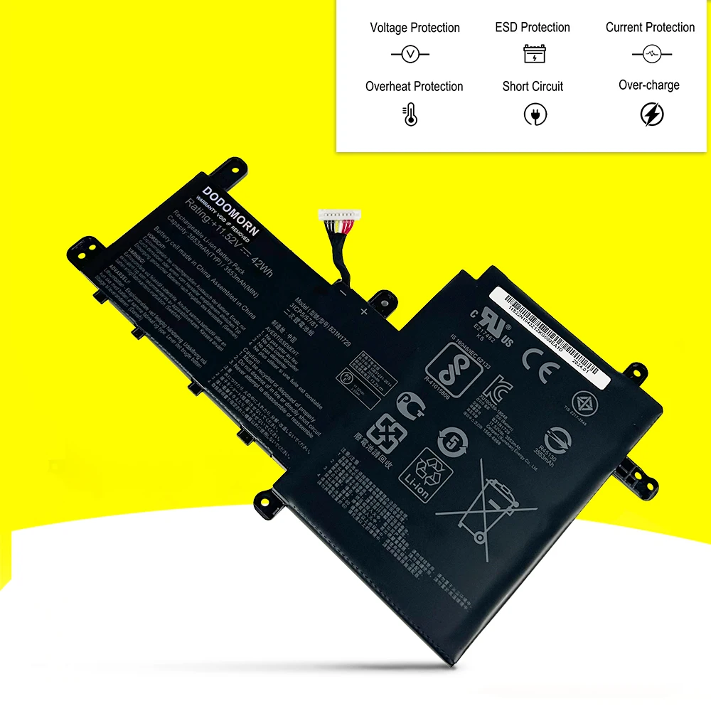 B31N1729 Аккумулятор для ноутбука ASUS VivoBook S15 S530 S530UA S530UN S530UF S530FA S530FN X530FN K530FN S5300F S5300U 11 52