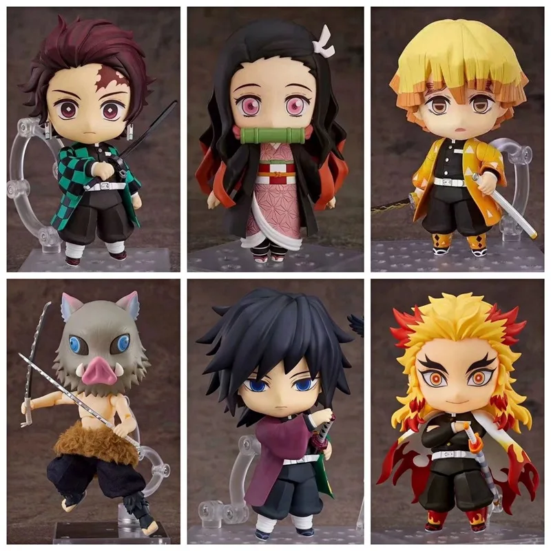 

Demon Slayer Zenitsu Agatsuma 1334 Kamado Tanjirou 1193 Nezuko 1194 Hashibira Inosuke 1361 Tomioka Giyuu 1408 Action Figure Toy