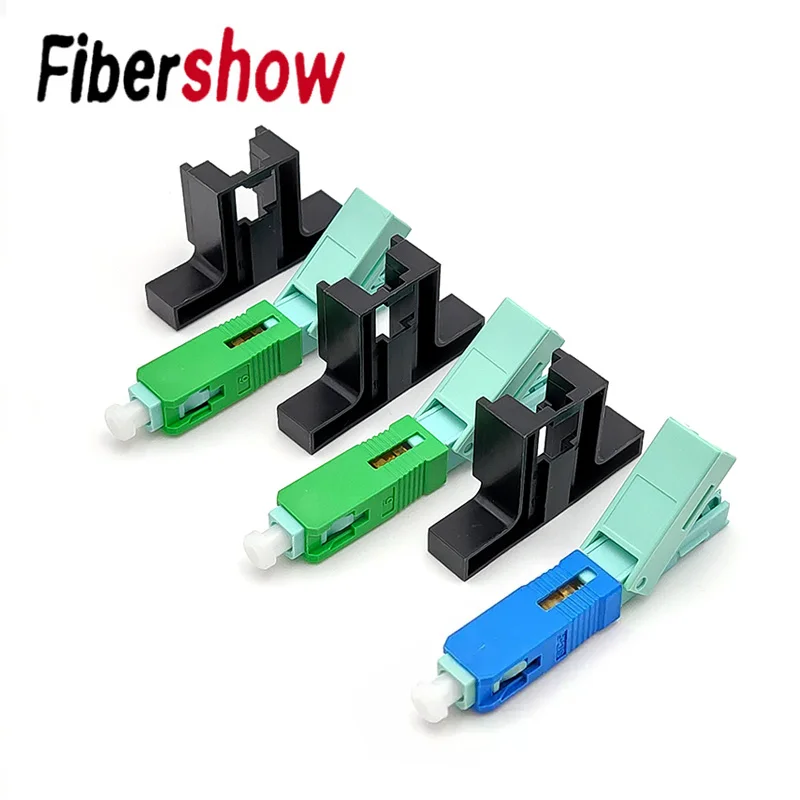 

FTTH SC UPC Optical fibe quick connector SC FTTH Fiber Optic Fast Connector Embedded High Quality SC APC