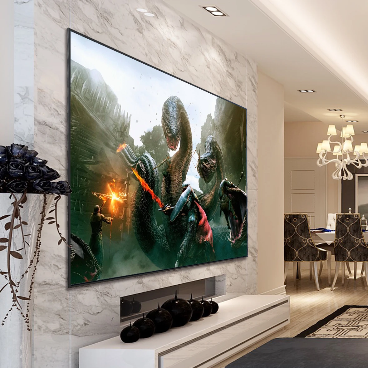 

Настенный проекционный экран 4K для лазерного проектора