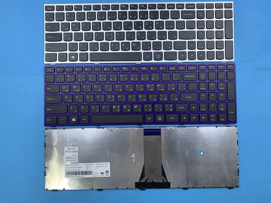 

Arabic Laptop Keyboard For Lenovo IdeaPad G50-70 B50 Z50 G50-30 G50-45 G50-80 300-15ISK G50-70AT Z50-70 M50-80 Series Ar Layout