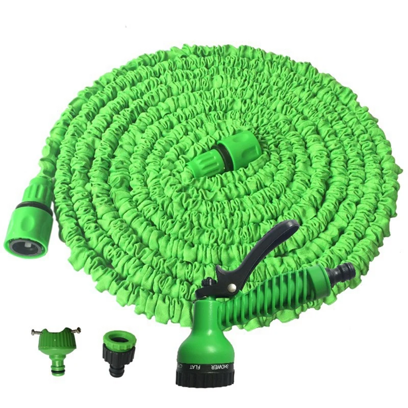 

50FT Garden Hose Magic Water Hose Watering Hose Reel Flexible Expandable Reels Hose For Watering Connector