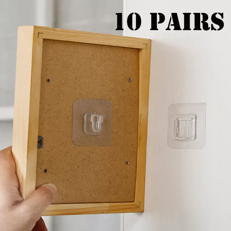 

Double-Sided Adhesive Wall Hooks Hanger Strong Transparent Hooks Suction Cup Sucker Wall Storage Holder For Kitchen Bathroom