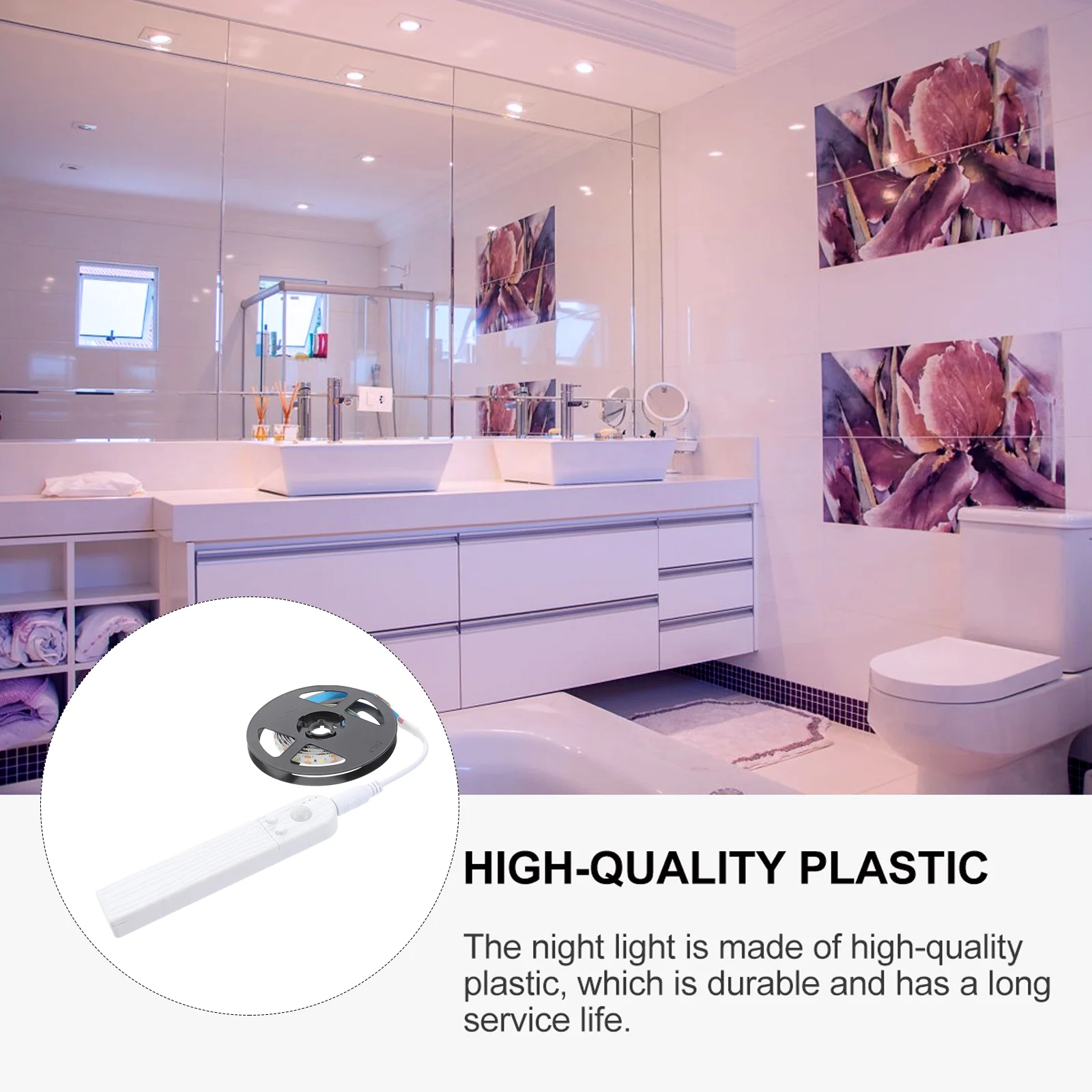 

Light Lights Led Closet Night Wardrobe Cordlesssensor Motion Strip Cabinet Barlighting Waterprooflamp Drawer Detector