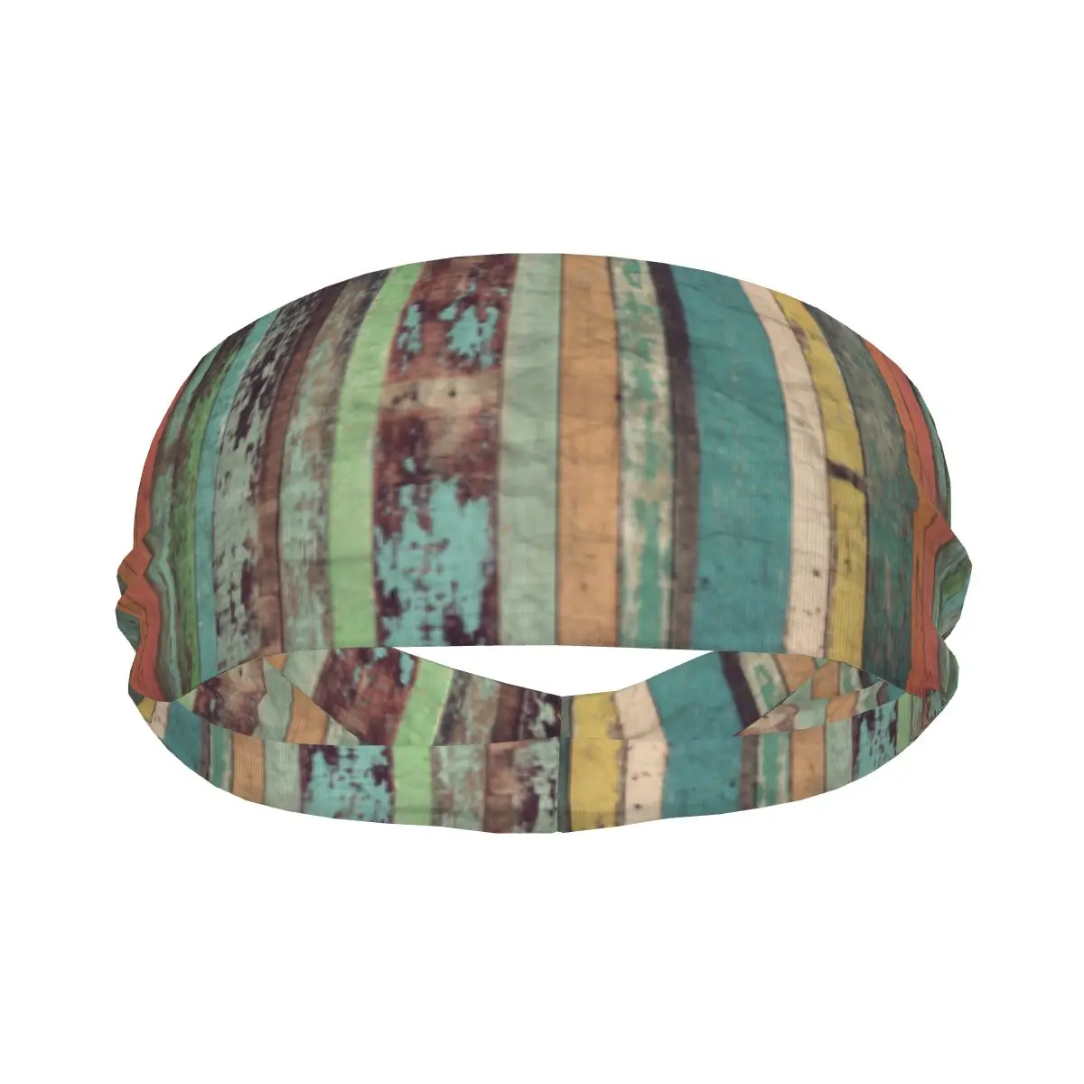 

Sports Headband Vintage Rustic Wood Running Fitness Sweatband Absorbent Cycling Jog Hair Bandage