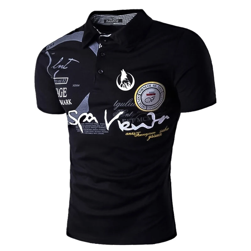 

Summer Men Cloting Summer Short Sleeve and Printed Polo Shirt