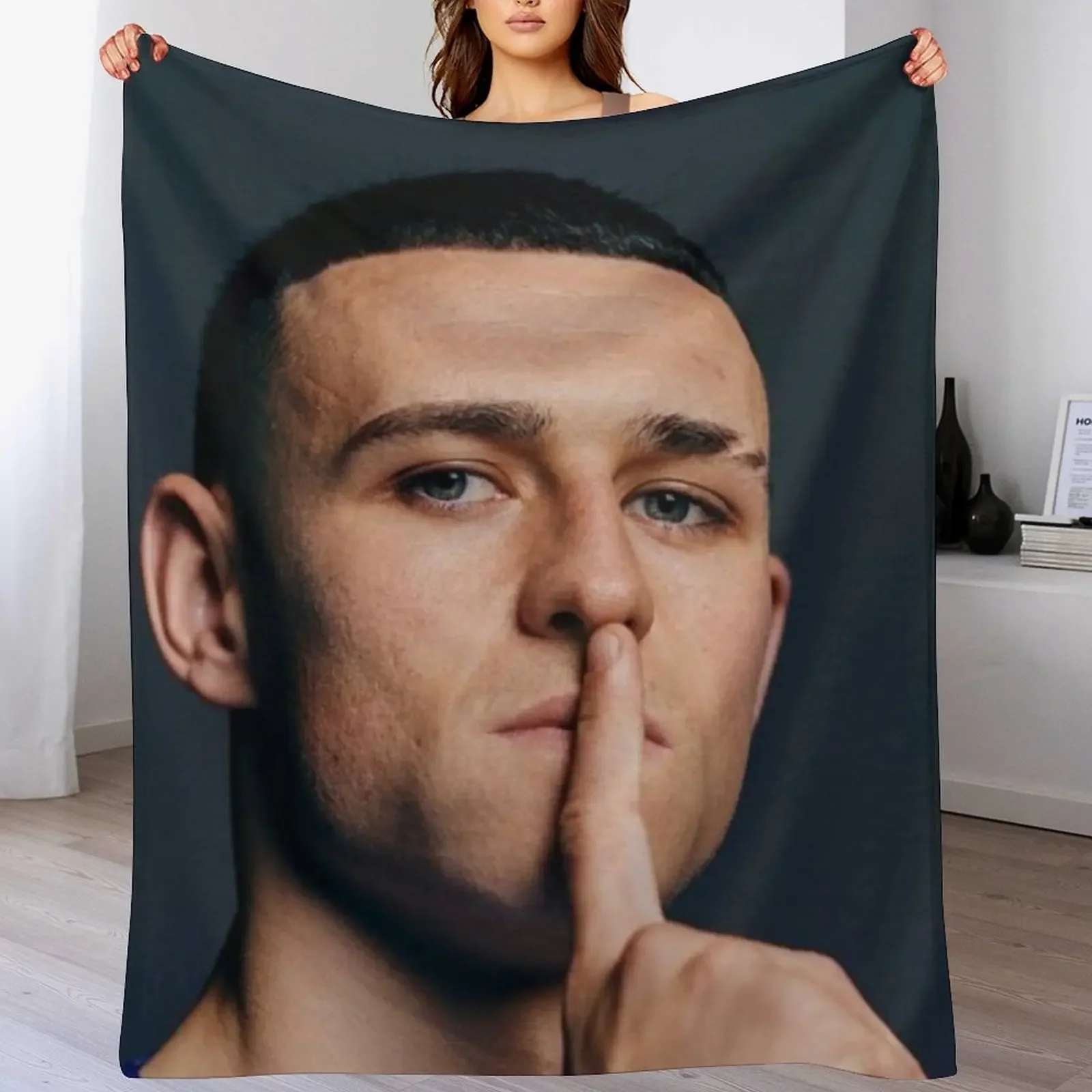Пушистое одеяло Phil Foden