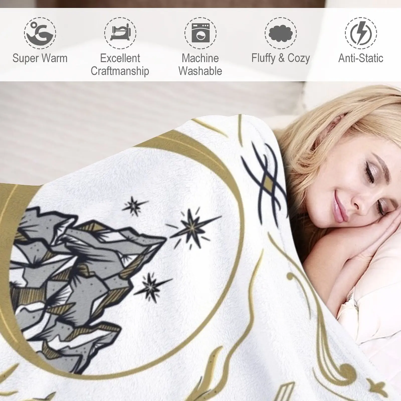 Светильник it up | sarahverse Декоративное одеяло Сара J Maas дизайнерские одеяла для волос