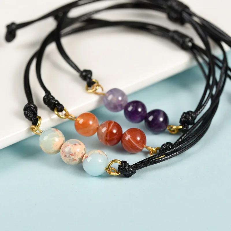 

2023 New Fashion Handmade Bracelet Real Natural Stone Beaded Bracelet Women Men Birthday Party Jewelry Gift