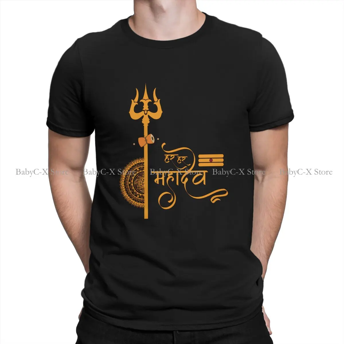 

HAR HAR MAHADEV D02 Fashion Polyester TShirts Lord Shiva India Indian God Male Graphic Tops T Shirt Round Neck