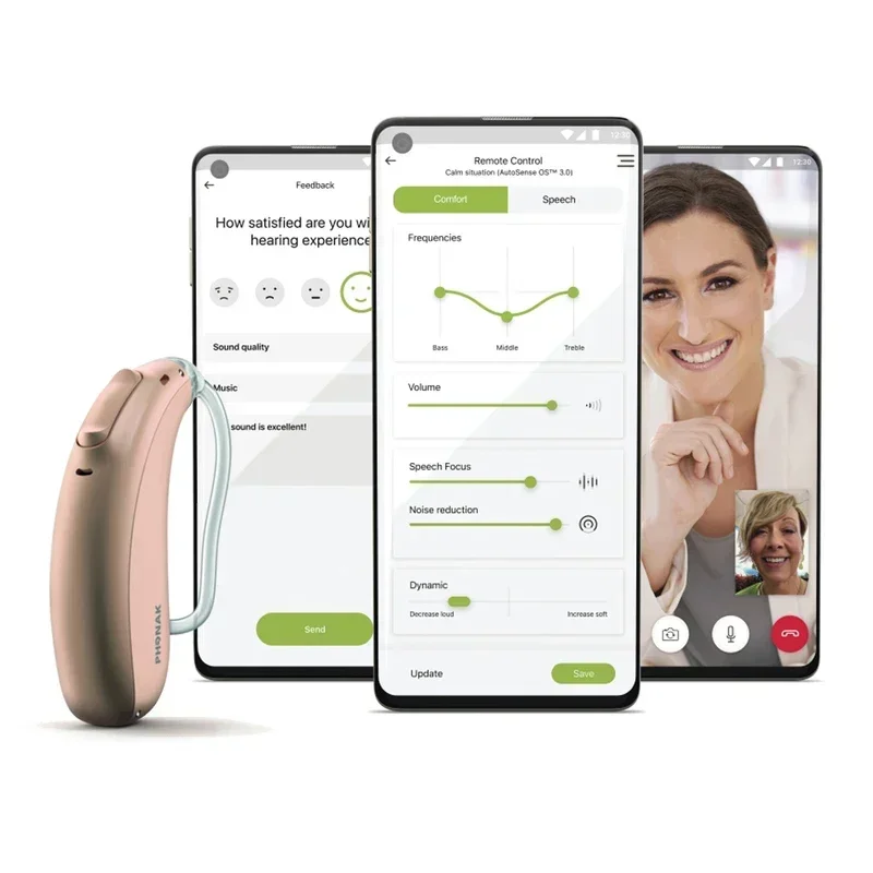 Phonak Naida P-UP (30/50/70/90) слуховые аппараты 20 каналов 120 дБ Bluetooth-компьютер