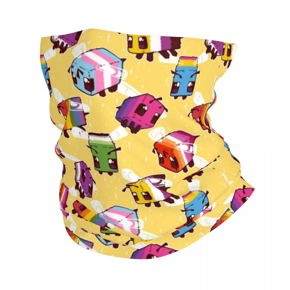 

Бандана ЛГБТ с пчелами, шейный платок с принтом для геев, гордости, бисексуалов, лесбиянок, асексуалов, шарф для лица, многофункциональная повязка на голову для езды на велосипеде, унисекс для взрослых