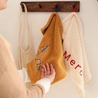hand towels for bathroom quality personalized initial decorative embroidered bath absorbent towel for powder roomspa