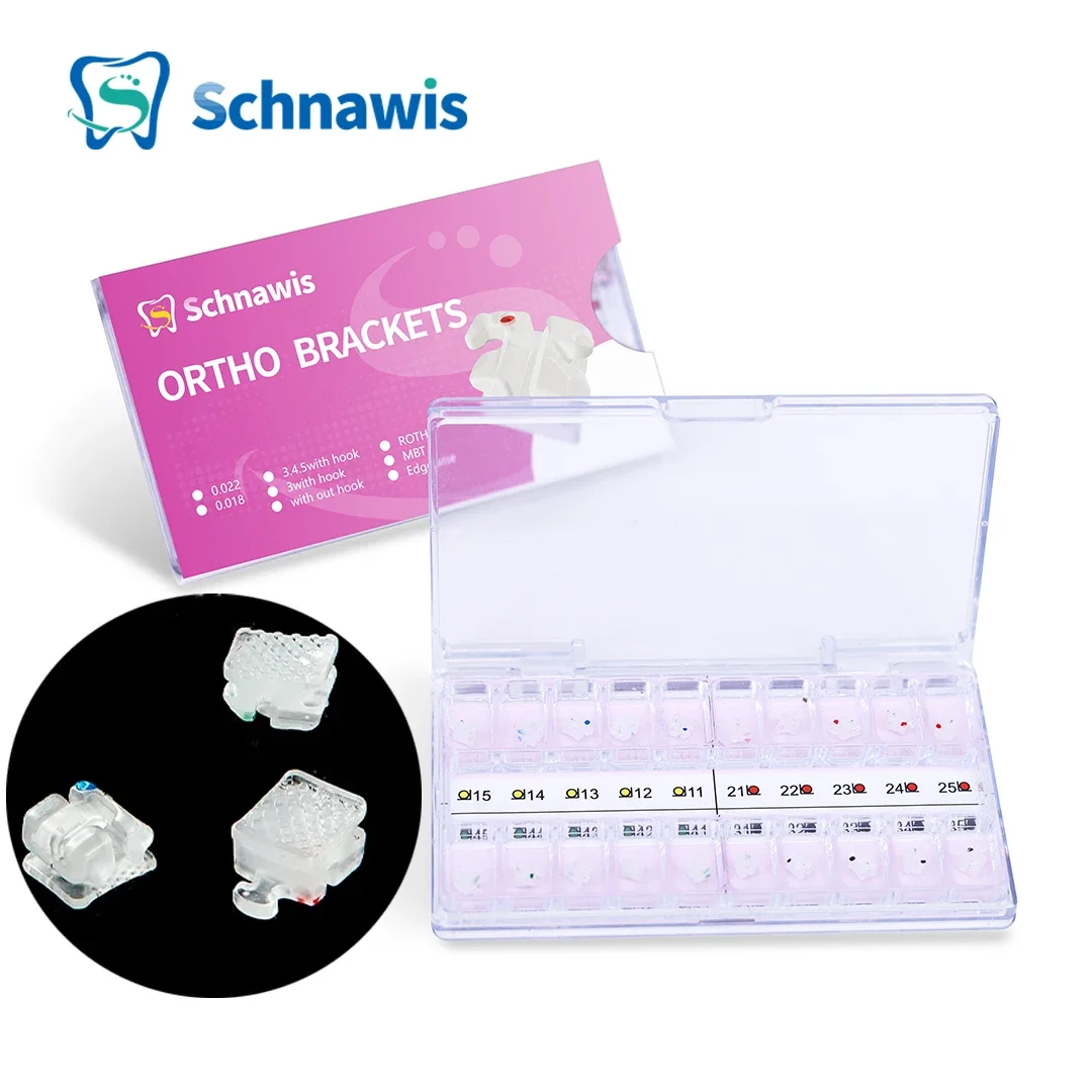 20 шт./комплект керамические скобы для ортодонтических крючков